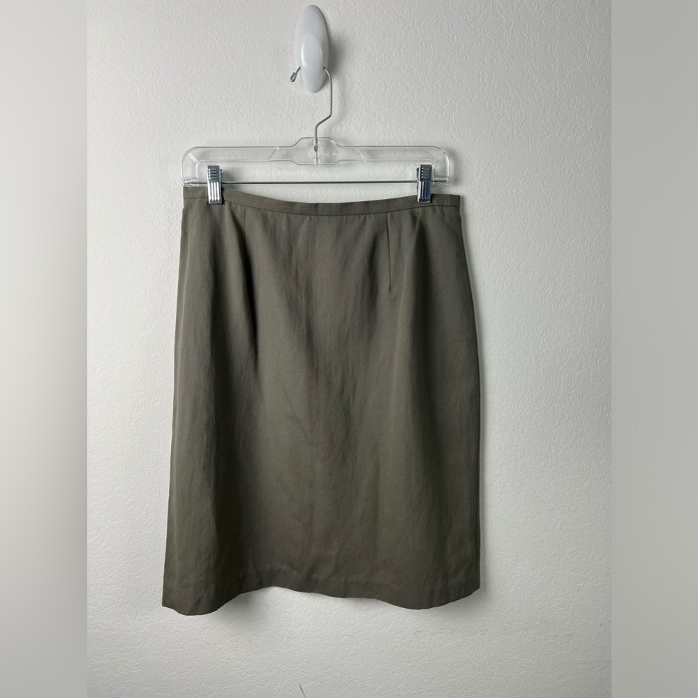 Banana Republic Cotton Linen Pencil Skirt Made in Italy